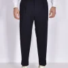 BERWICH Pantaloni<Pantalone chiaia blu notte fresco lana vergine