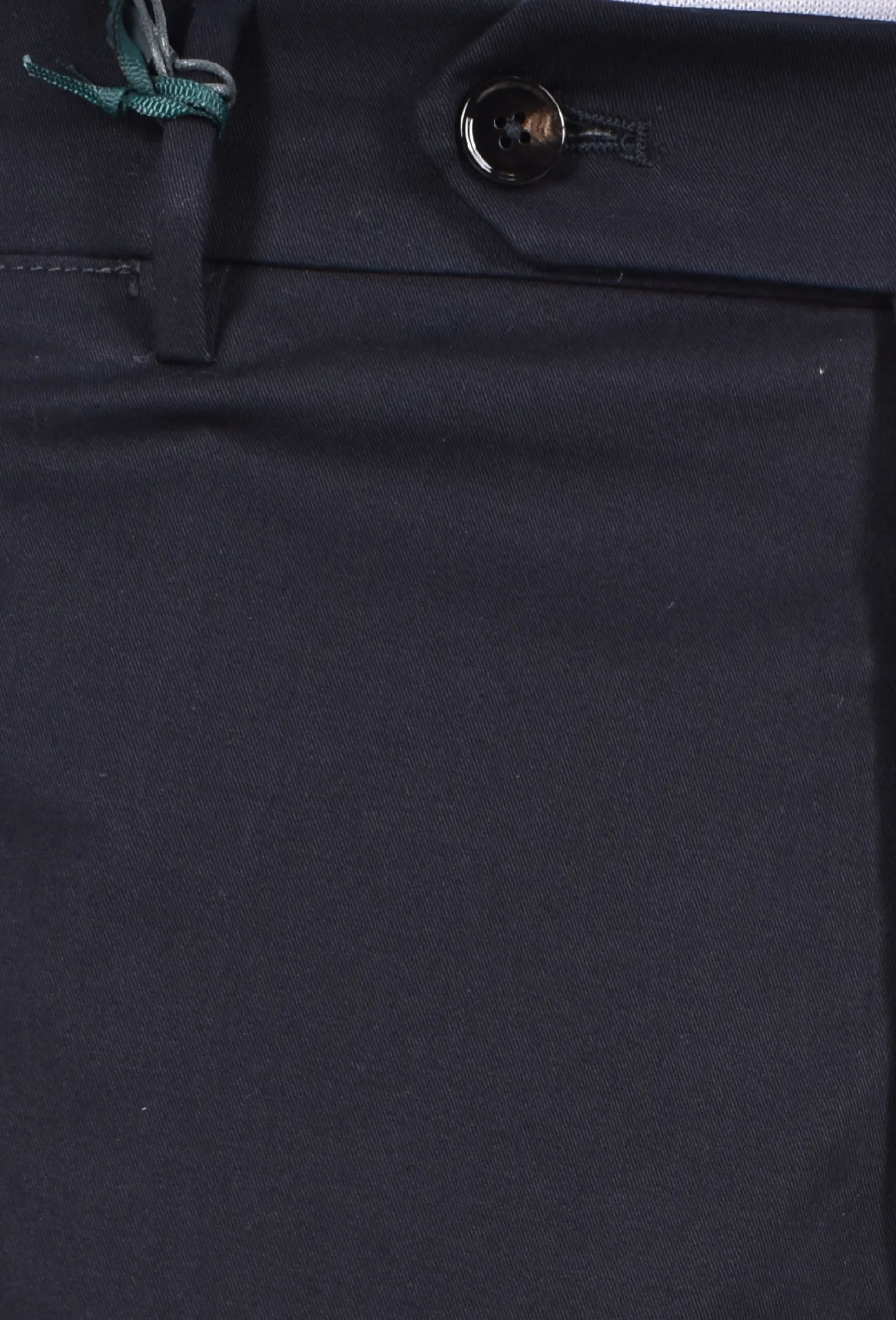BERWICH Pantaloni<Pantalone italiano blu navy Yretro cotton stretch