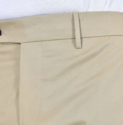 BERWICH Pantaloni<Pantalone italiano beige Yretro cotton stretch