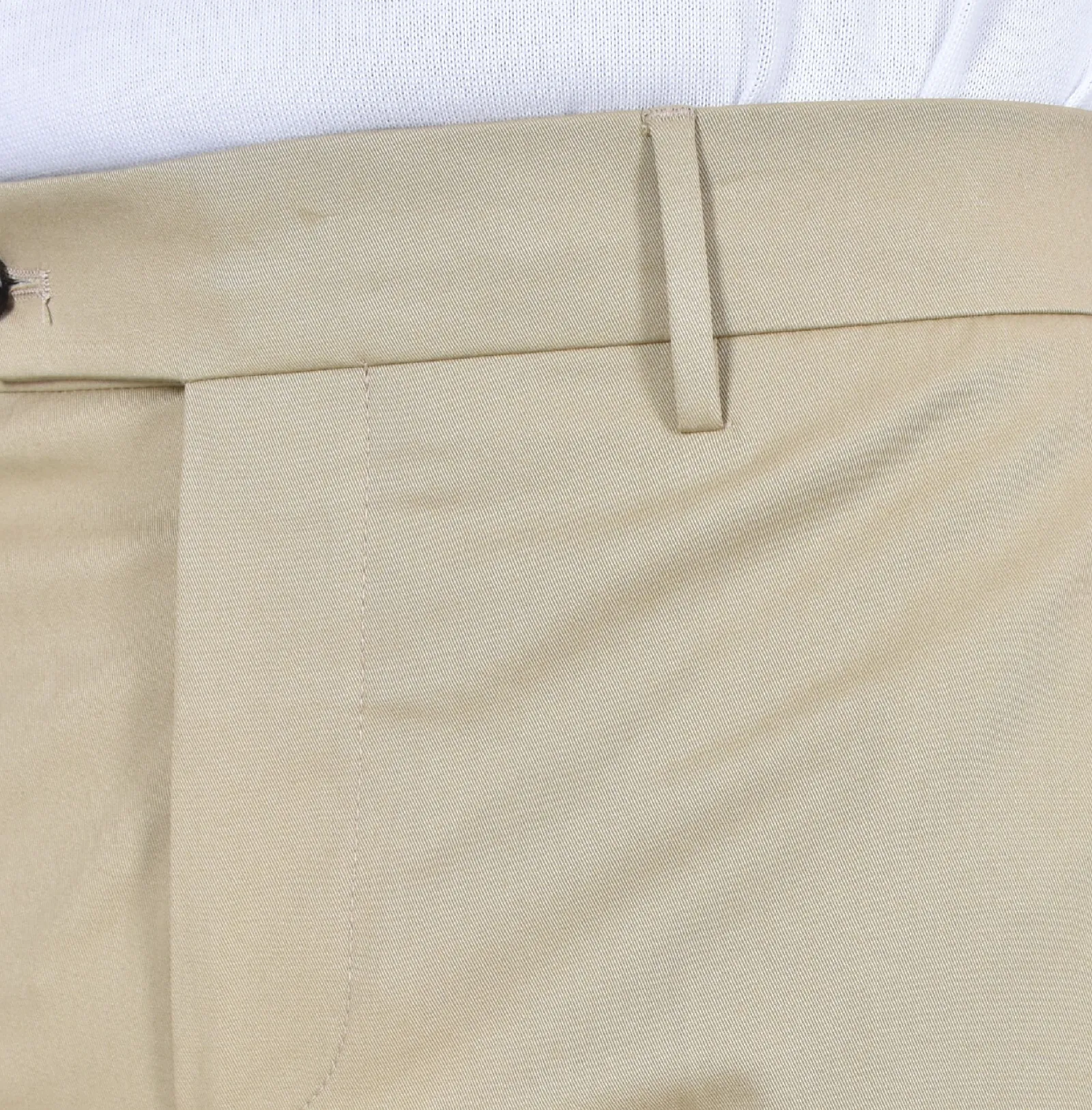 BERWICH Pantaloni<Pantalone italiano beige Yretro cotton stretch