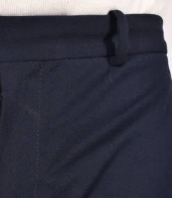CIRCOLO 1901 Pantaloni<Pantalone chino piquet blu elastico