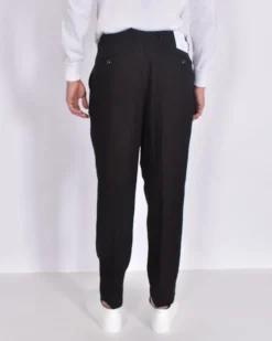 OFFICINA 36 Pantaloni<Pantalone lino nero