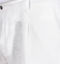 OFFICINA 36 Pantaloni<Pantalone lino bianco