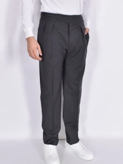 TAGLIATORE Pantaloni<Pantalone bustino senza passanti antracite P-Fred