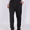 TAGLIATORE Pantaloni<Pantalone P-Gord lino nero