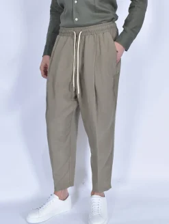 YES LONDON Pantaloni<Pantalone Japan largo corto verde