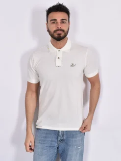 BOB Polo<Polo Basic bianca ricami
