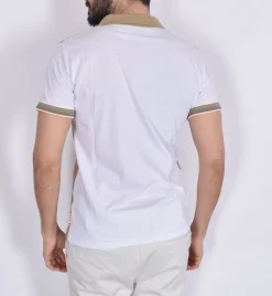 BOB Polo<Polo beige doppio tessuto Otys scollo V
