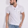 BOB Polo<Polo Drink taschino bianca