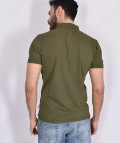 BOB Polo<Polo Drink taschino verde militare