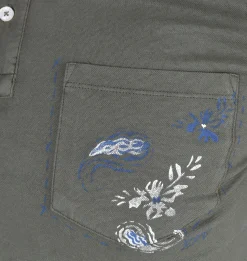 BOB Polo<Polo Drink taschino verde militare