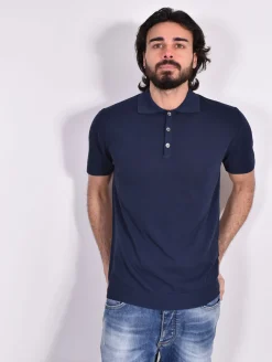 DANIELE FIESOLI Polo<Polo dry cotton blu