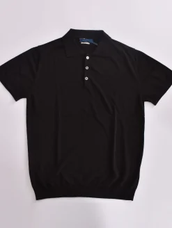 DANIELE FIESOLI Polo<Polo dry cotton nera