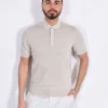 GRAN SASSO Polo<Polo Organic cotton beige sabbia