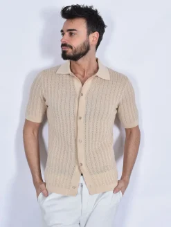 TAGLIATORE Polo<Polo Maglia camicia Oliver avorio