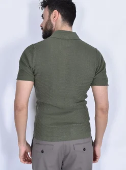 Rakkì Polo<Polo Steve McQueen verde Liberty man