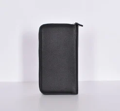 ORCIANI Portafogli<Portafoglio alto zip around pelle micron nero