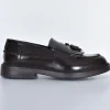 DOUCAL'S Scarpe<Scarpe mocassini frangia nappine pelle ebano
