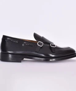 DOUCAL'S Scarpe<Scarpe mocassini doppia fibbia pelle neri Horse