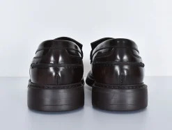 DOUCAL'S Scarpe<Scarpe mocassini frangia nappine pelle ebano