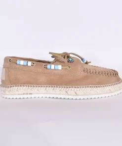 Lagoa Scarpe<Scarpe Nautico Suede beige sabbia