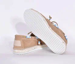 Lagoa Scarpe<Scarpe Nautico Suede beige sabbia