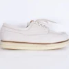 SHOTO Scarpe<Scarpe barca salice bianco burro pelle