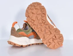 Flower Mountain Sneakers<Scarpe Sneakers Yamano verde marrone