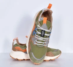 Flower Mountain Sneakers<Scarpe Sneakers Yamano verde marrone