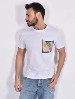BOB T-shirt<T shirt Pocket bianco