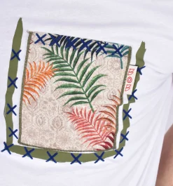 BOB T-shirt<T shirt Pocket bianco