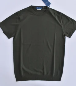 DANIELE FIESOLI Maglie<T shirt maglia dry cotton verde militare