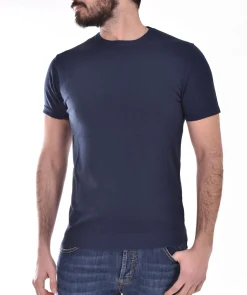 DANIELE FIESOLI Maglie<T shirt maglia dry cotton blu