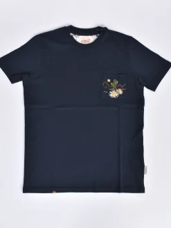 BOB T-shirt<T-shirt blu taschino Naif