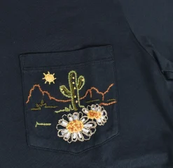 BOB T-shirt<T-shirt blu taschino Naif