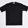 DANIELE FIESOLI T-shirt<T-shirt lupetto nero comfort touch