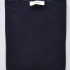 GRAN SASSO T-shirt<T-shirt cotone sottogiacca blu