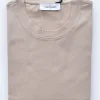 GRAN SASSO T-shirt<T-shirt cotone sottogiacca beige