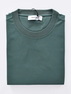 GRAN SASSO T-shirt<T-shirt filo Scozia verde