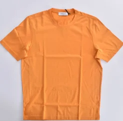 GRAN SASSO T-shirt<T-shirt filo scozia arancio