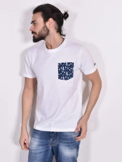 MC2 SAINT BARTH T-shirt<T-shirt bianca tequila classic