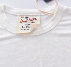 MC2 SAINT BARTH T-shirt<T-shirt bianca lino