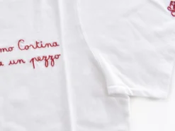 MC2 SAINT BARTH T-shirt<T-shirt bianca amo cortina da un pezzo