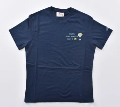 MC2 SAINT BARTH T-shirt<T-shirt blu dondolo con il gin