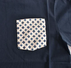MC2 SAINT BARTH T-shirt<T-shirt blu refined tie taschino