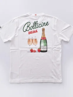 MC2 SAINT BARTH T-shirt<T-shirt Bollicine drink Champagne