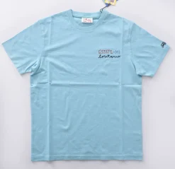 MC2 SAINT BARTH T-shirt<T-shirt celeste Estate mi lontano