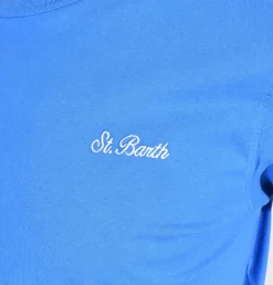 MC2 SAINT BARTH T-shirt<T-shirt Dover blu royal logo