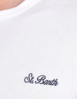 MC2 SAINT BARTH T-shirt<T-shirt Dover bianca logo
