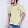 MC2 SAINT BARTH T-shirt<T-shirt Espresso Martini giallo paglino